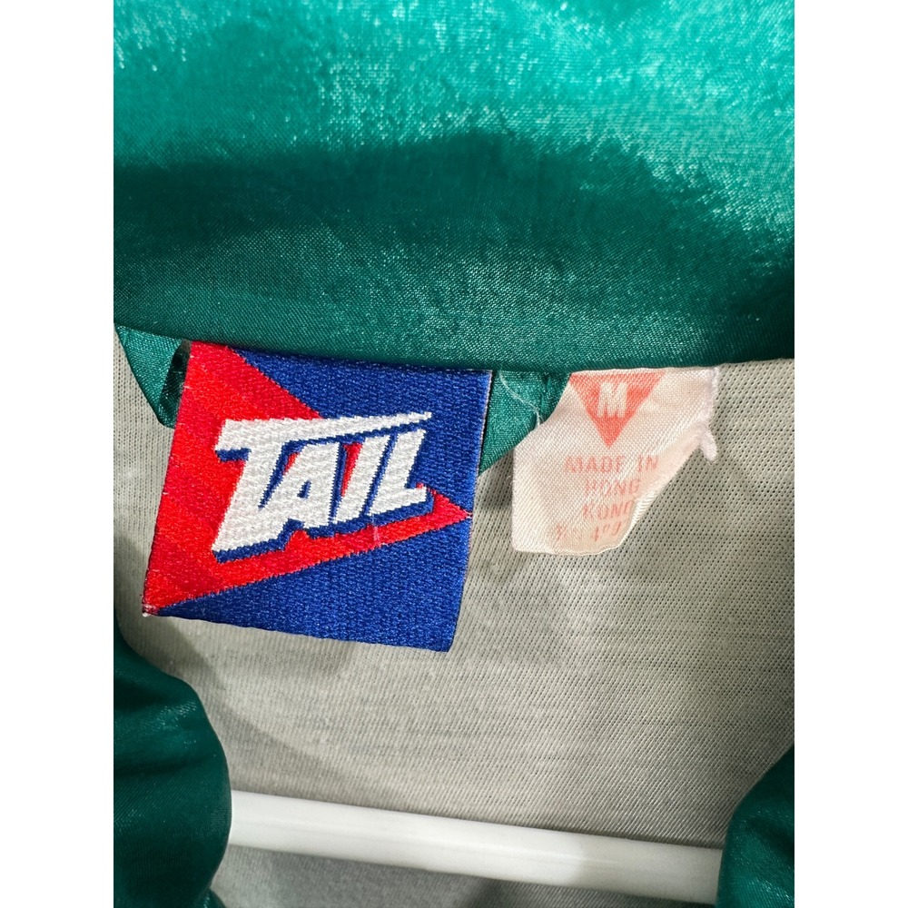 Vtg TAIL Sporty Teal Tracksuit Womens M Jacket Pants Retro Tennis - Picture 5 of 13